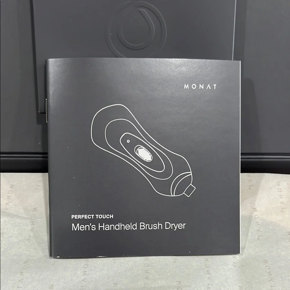 Monat Perfect Touch Men's Handheld Brush Dryer - Black